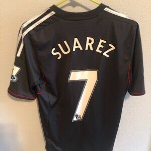 Luis Suarez Black Liverpool Kit